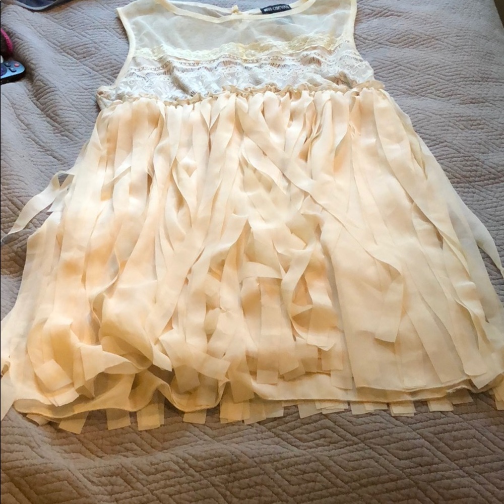Lacy fringe dress!